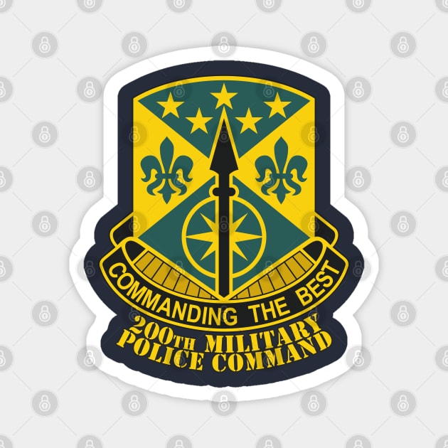 200th Military Police Command Magnet by MBK