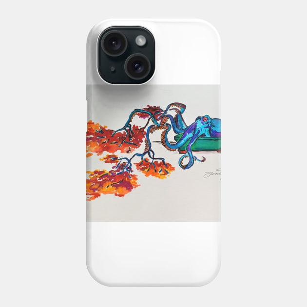 Bonsai Octopi 1 Phone Case by Octo30