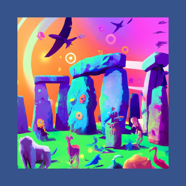 All the Animals Came to this Colorful Stonehenge by Star Scrunch