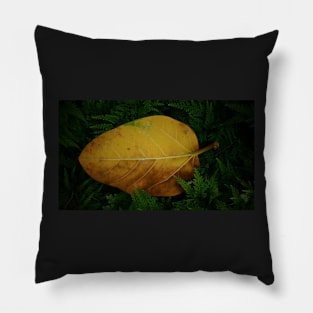 Yellow Leaf Pillow