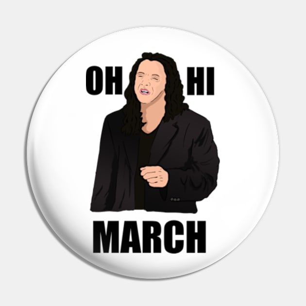 Tommy Wiseau The Room: I Did Not Hit Her Pin by Barnyardy