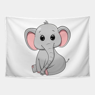 Cute Elephant Tapestry