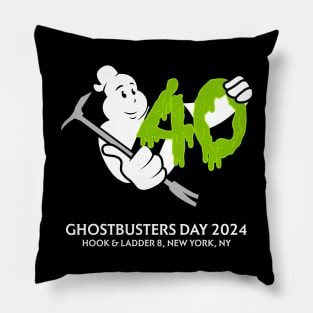 Ghostbusters Day 2024 - 40th Anniversary - Buffalo Ghostbusters (Parka Style) Pillow