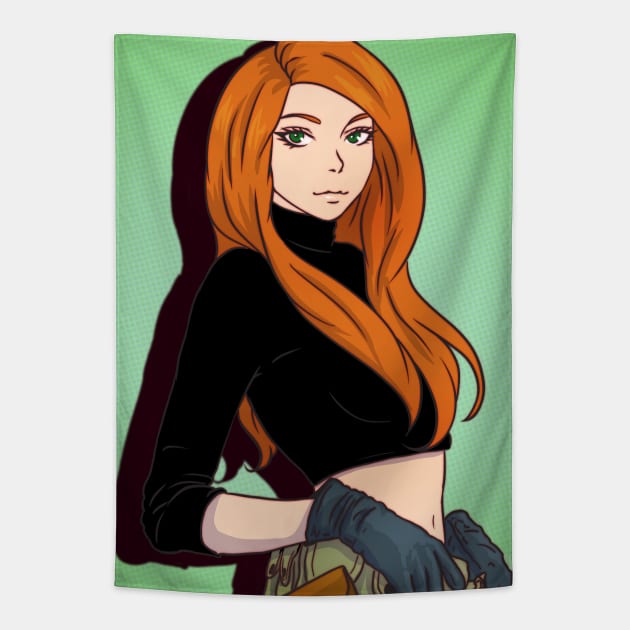 Kim Possible Tapestry by tigrecotone
