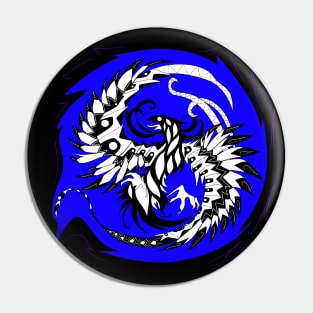 black phoenix bird Pin