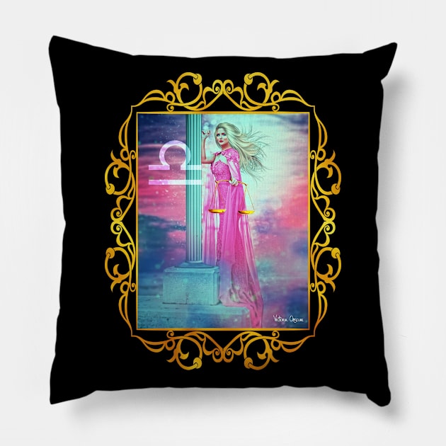 Libra Pillow by VictoriaObscure