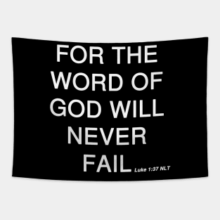 Luke 1:37 Bible Verse NLT Text Tapestry