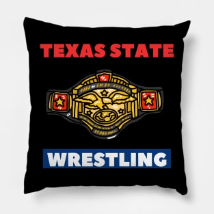 Texas State wrestling Pillow