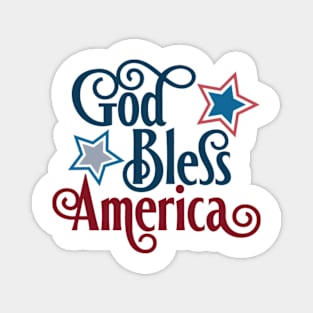 God Bless America Magnet