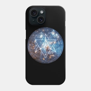 Merkaba in Flower of Life Phone Case