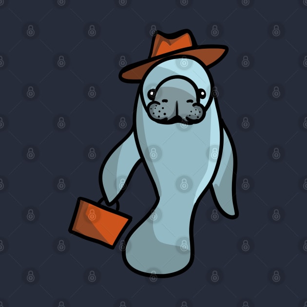 Business Manatee by Sparkleweather