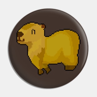 Charming Capybara Pin