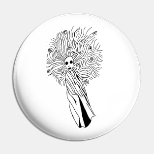 Flowing Ghost Pin