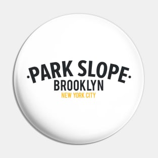 Park Slope Brooklyn NYC Neighborhood Graphic Design Pin