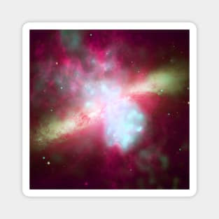 Colorful Universe Nebula Galaxy And Stars Magnet