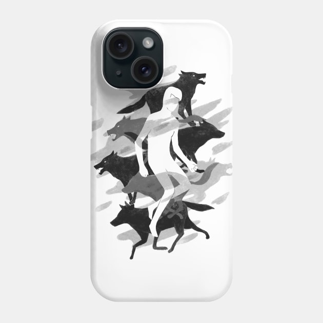 Wolves 02 Phone Case by RenoNogaj