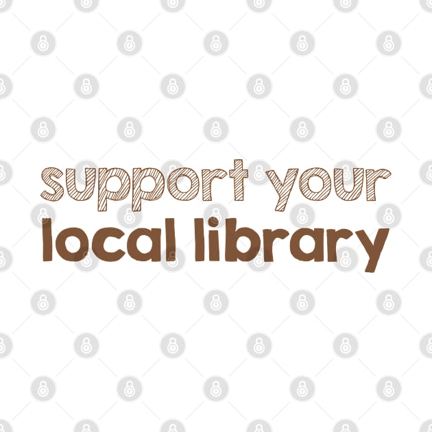 Support your local library by AdelDa