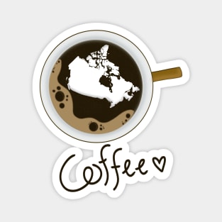 Coffee Love Canada Magnet