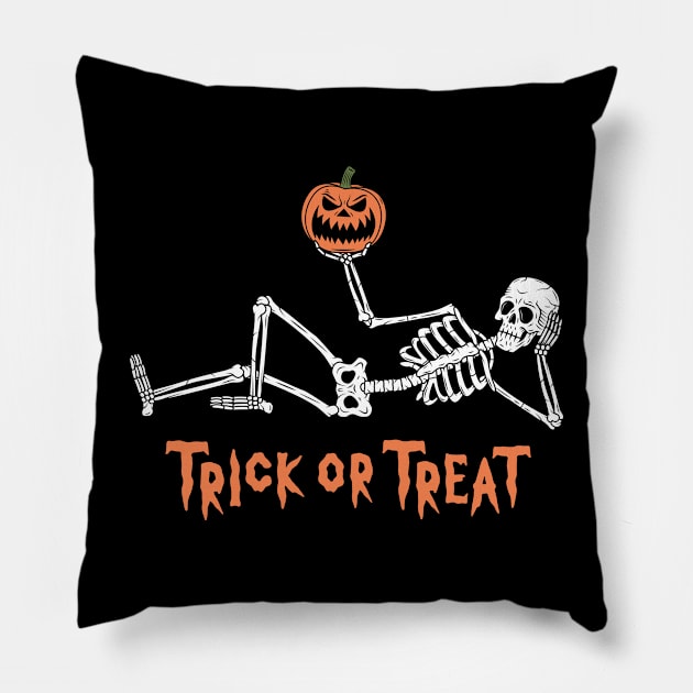 Trick or Treat Pillow by Roadkill Creations