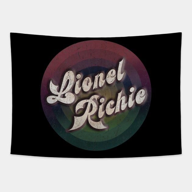 retro vintage circle Lionel Richie Tapestry by NamaMarket01