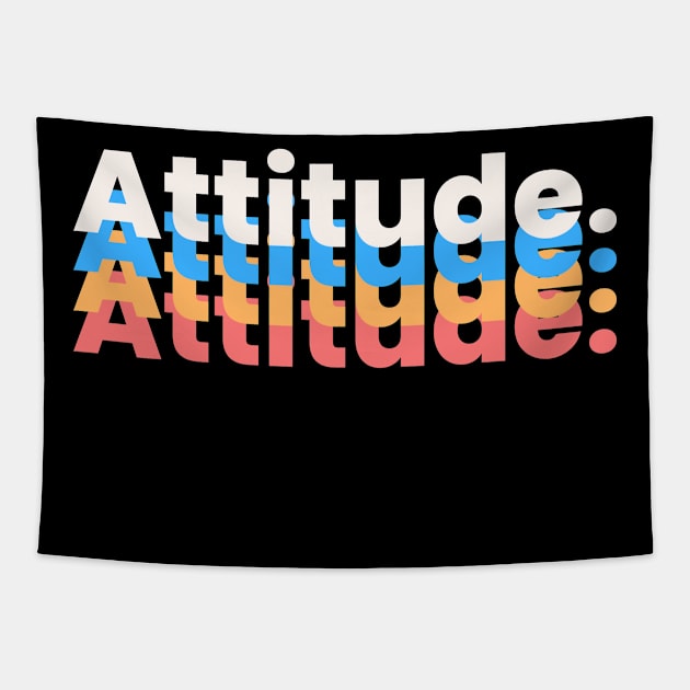 Inspiring Words - positive words - motivational - Attitude Tapestry by mo_allashram