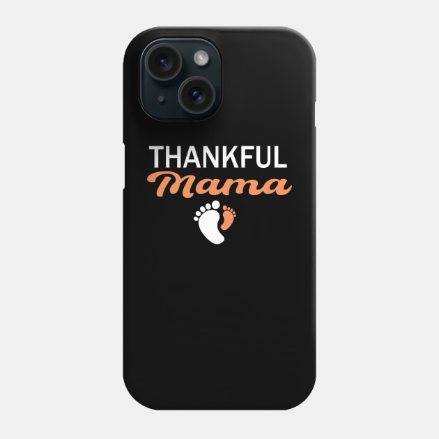 Pregnancy reveal thanksgiving mom and baby Phone Case by NIKA13