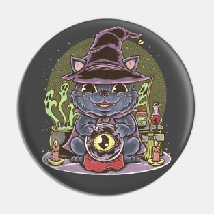 BLACK MAGIC CAT Pin