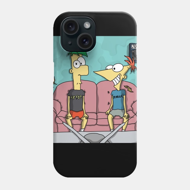 Phineas & Butthead Phone Case by Parkcreations