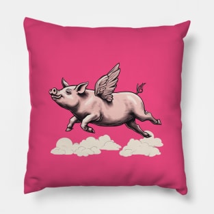 Pigs Fly Pillow