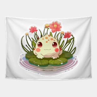 Pink Toad Tapestry