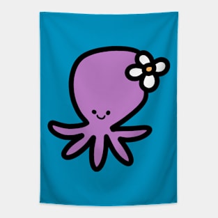 Flower Octopus Tapestry