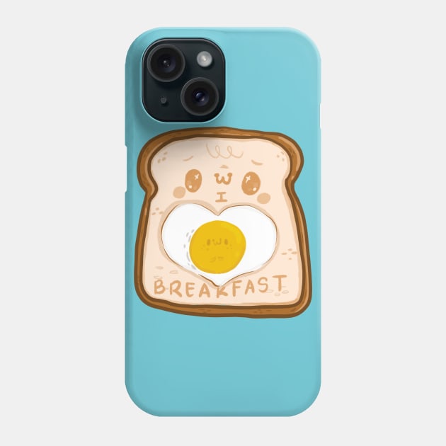 I Heart Breakfast Phone Case by Fluffymafi