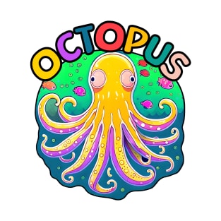 Animal Alphabet - O for Octopus T-Shirt