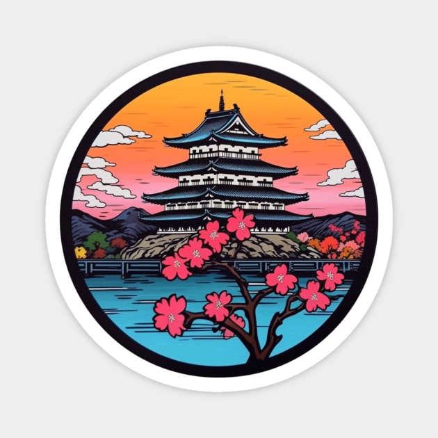 Matsumoto Castle Magnet by Samurai Rouge