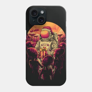 Christmas in Outer Space Phone Case