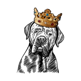 Cane Corso Dog King Queen Wearing Crown T-Shirt