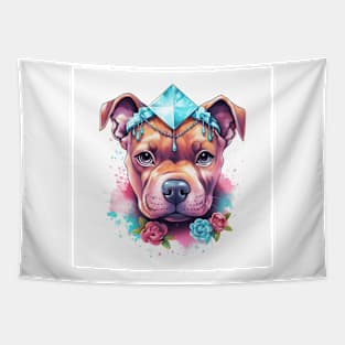 Crystal Staffy Tapestry