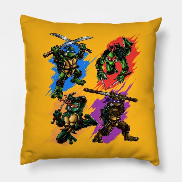 Teenage mutant ninja Turtles Pillow by Ale_jediknigth