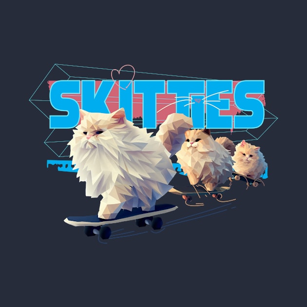 Skating Kitties by LivMat