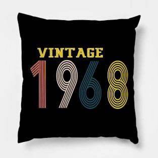 1968 Vintage, retro, Year, Pillow