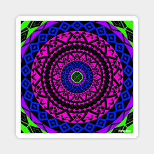 mandala circle of life ecopop Magnet