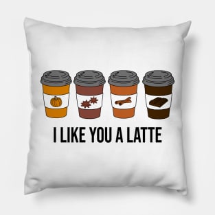 I like you a latte Pillow