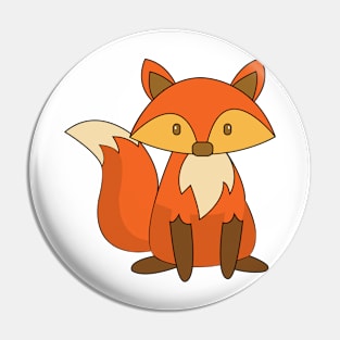 Sitting Fox Pin