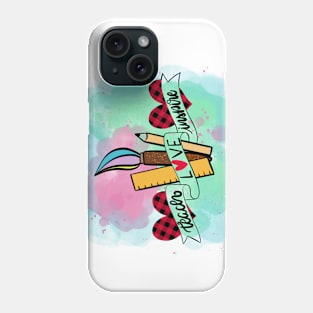 Teach, Love, inspire Phone Case