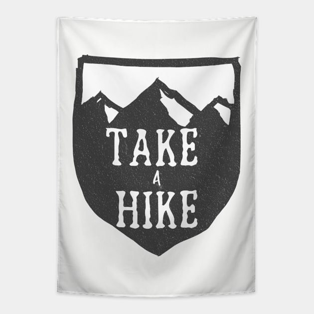 Hiking - Take A Hike Tapestry by Kudostees