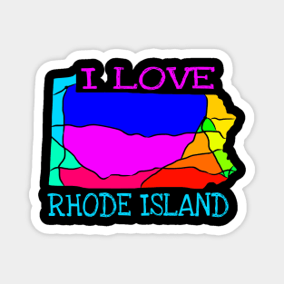 USA state: Rhode Island Magnet