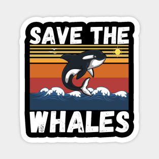 Save The Whales Magnet