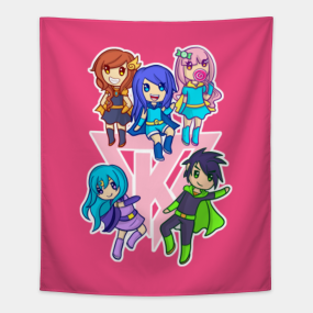 Its Funneh Tapestries Teepublic - itsfunneh pillow cute youtubers funneh roblox pillows