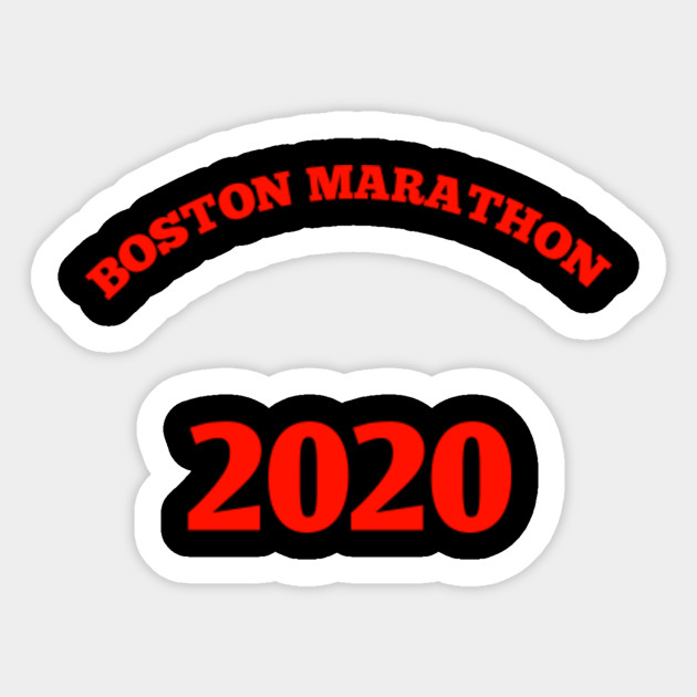 Boston Marathon 2020 Boston Marathon Sticker Teepublic