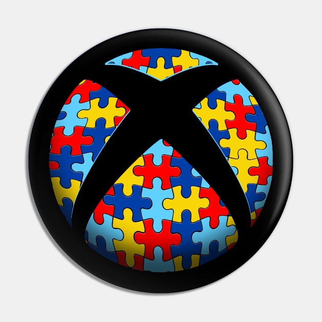 XBOX - Autism Pin by ROBZILLA